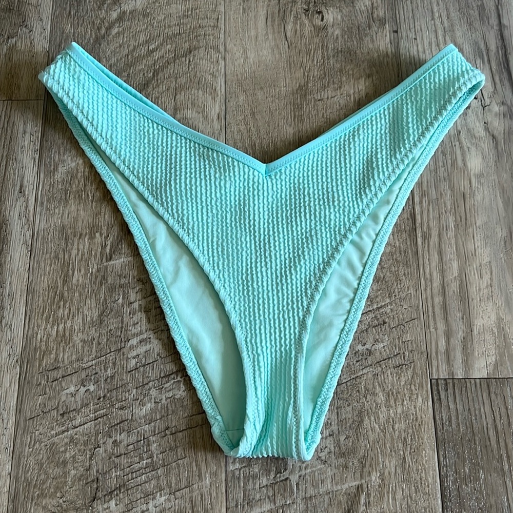aerie Crinkle Cheeky Bikini Bottom.